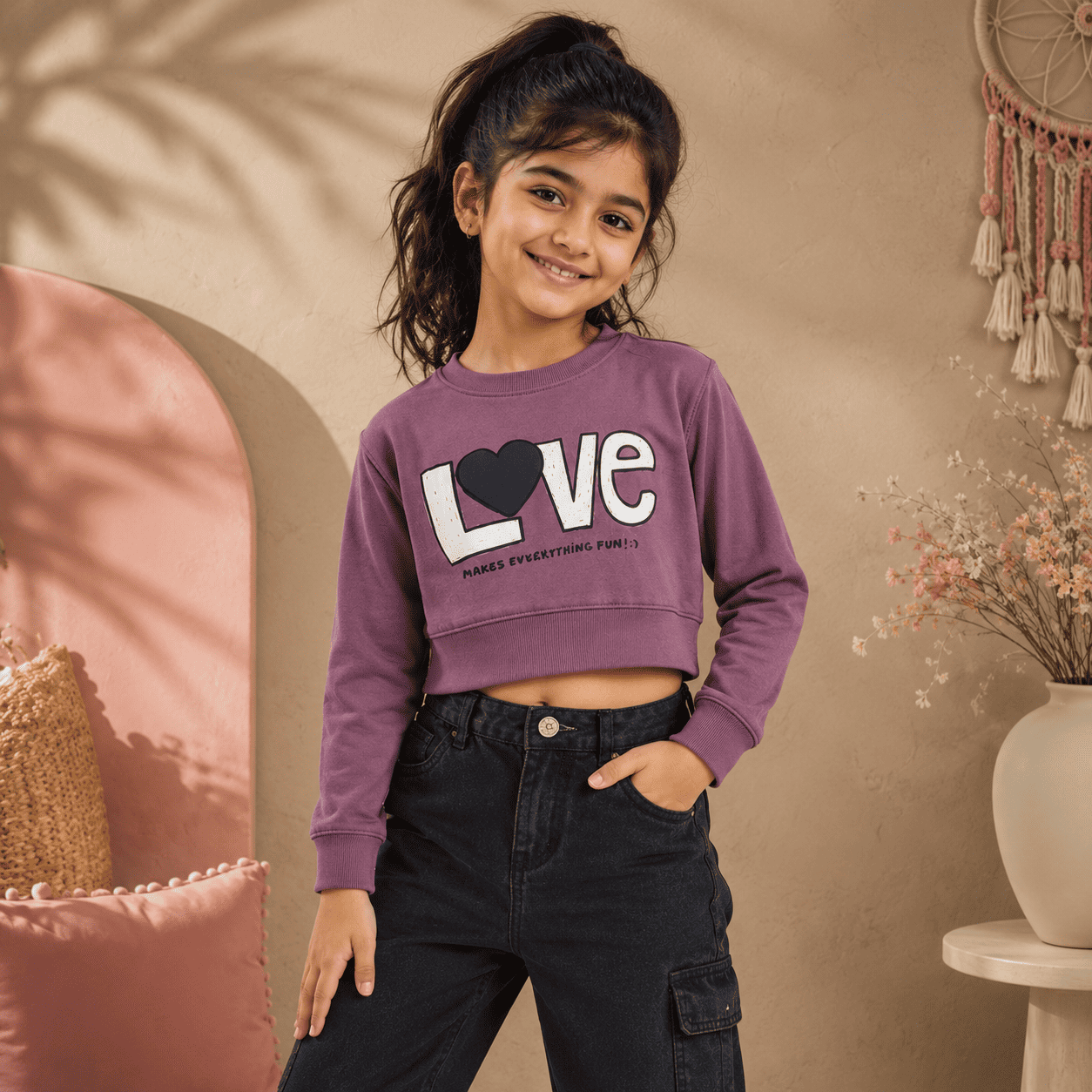 Casual Crop Cotton Tshirt