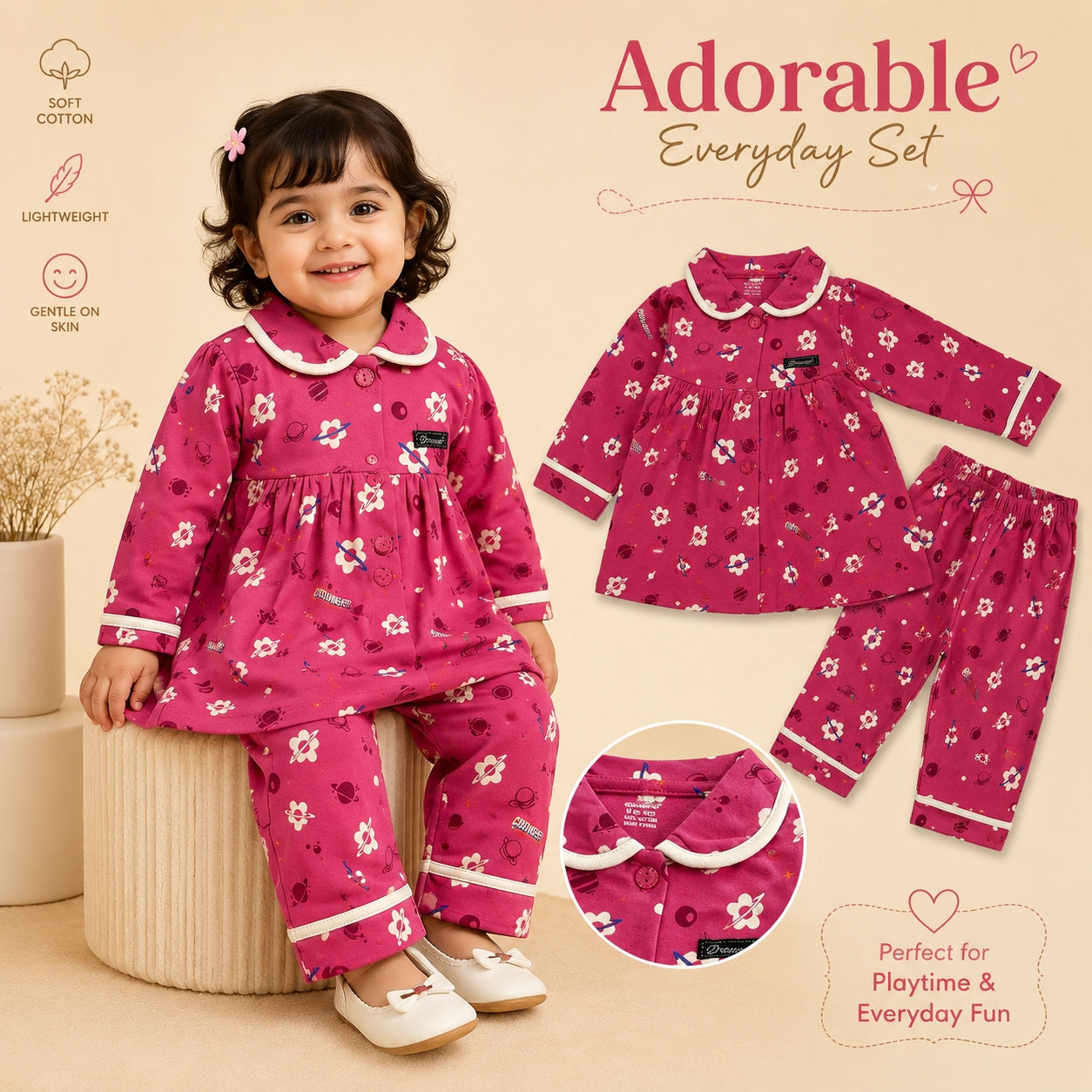 Girls Mini Button set