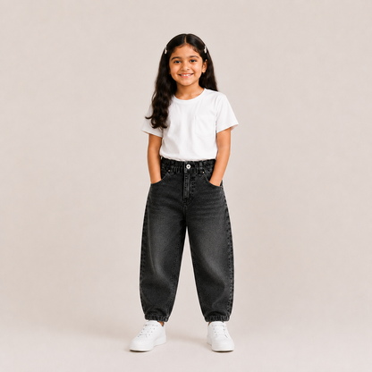 Carrot Fit Faded Black Bottom