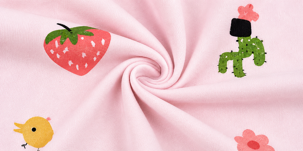 Strawberry & Cactus Print Co-Ord Set for girls