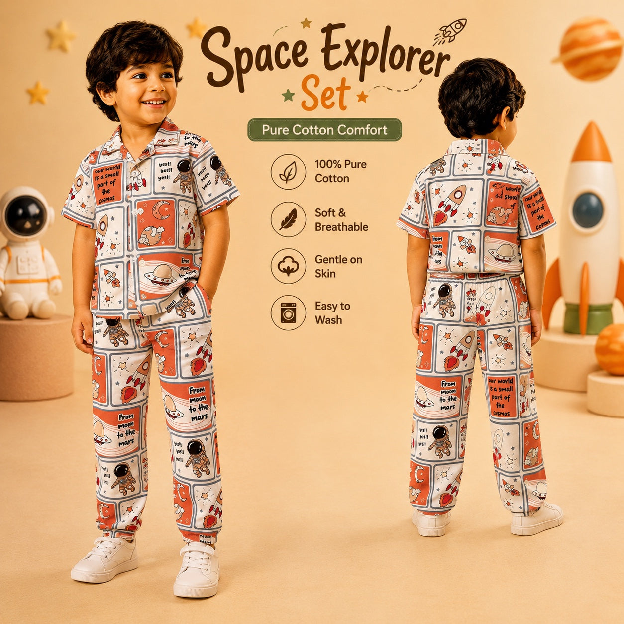Astronote - Unisex Nyt suit ( Rust )