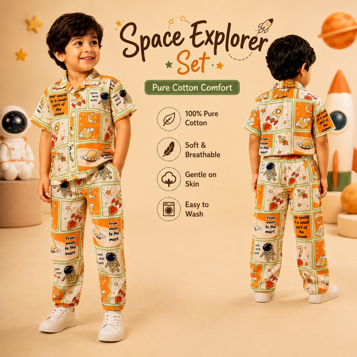 Astronote - Unisex Nyt suit ( Orange )