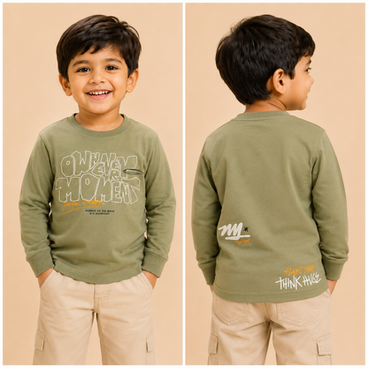 Always Move Olive Tee