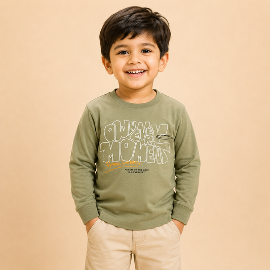 Always Move Olive Tee