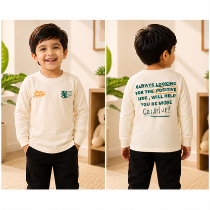 Stay Optimistic White Tee