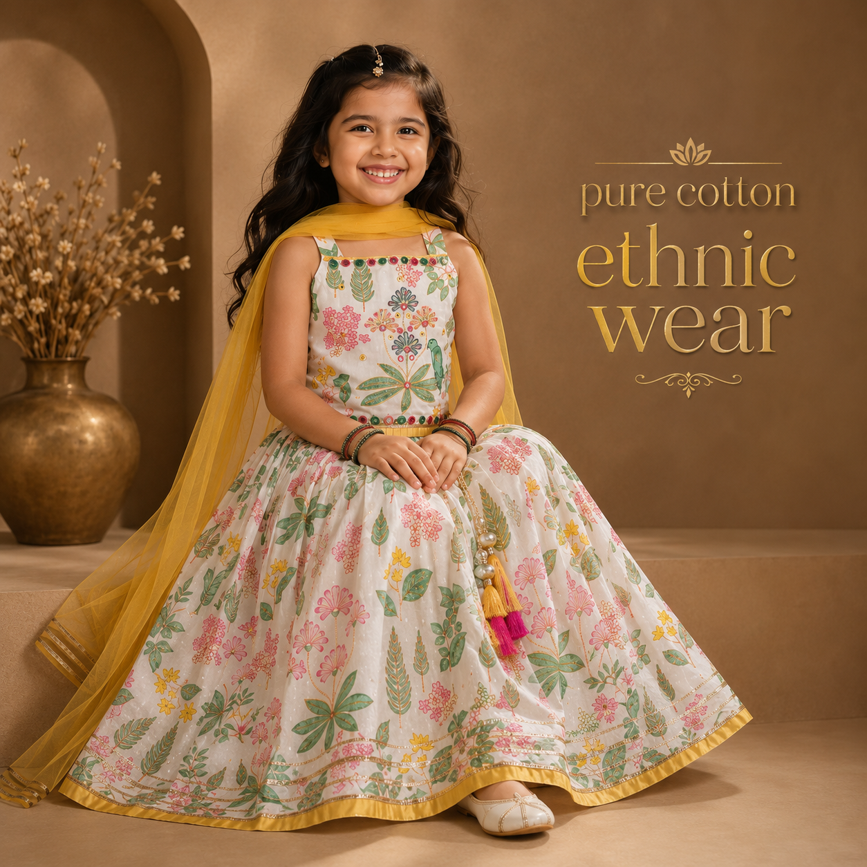 Pure Cotton Ethnicwear -  Crop Top