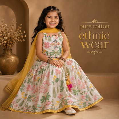 Pure Cotton Ethnicwear -  Crop Top