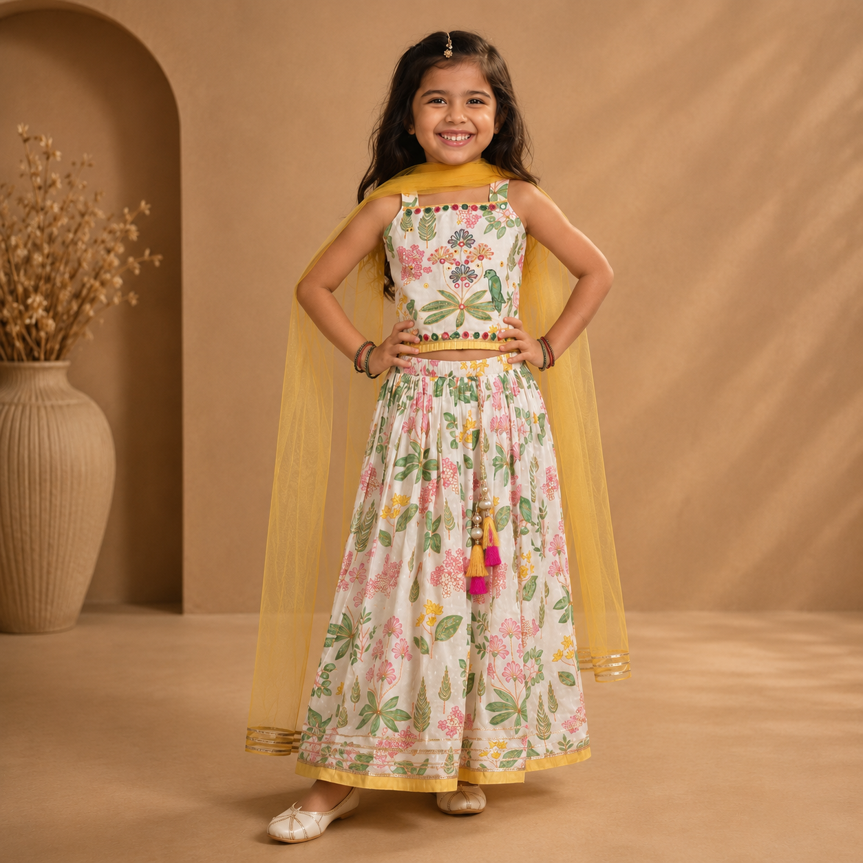 Pure Cotton Ethnicwear -  Crop Top