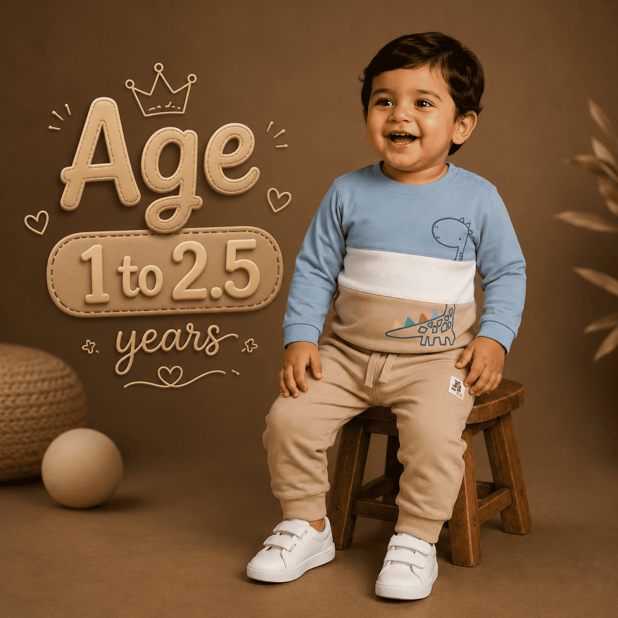 Sea Blue Full sleeve Tee & Pajama Set