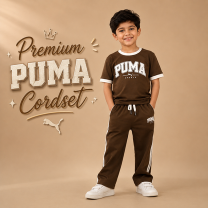 Chocolate Brown Puma Co-ord set