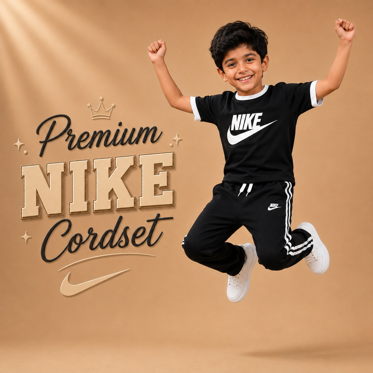Pure Black Nike Co-ord set