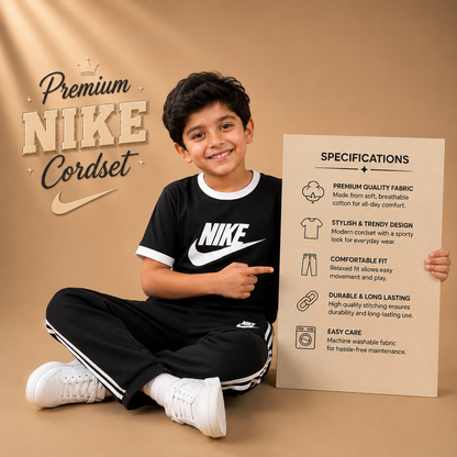 Pure Black Nike Co-ord set