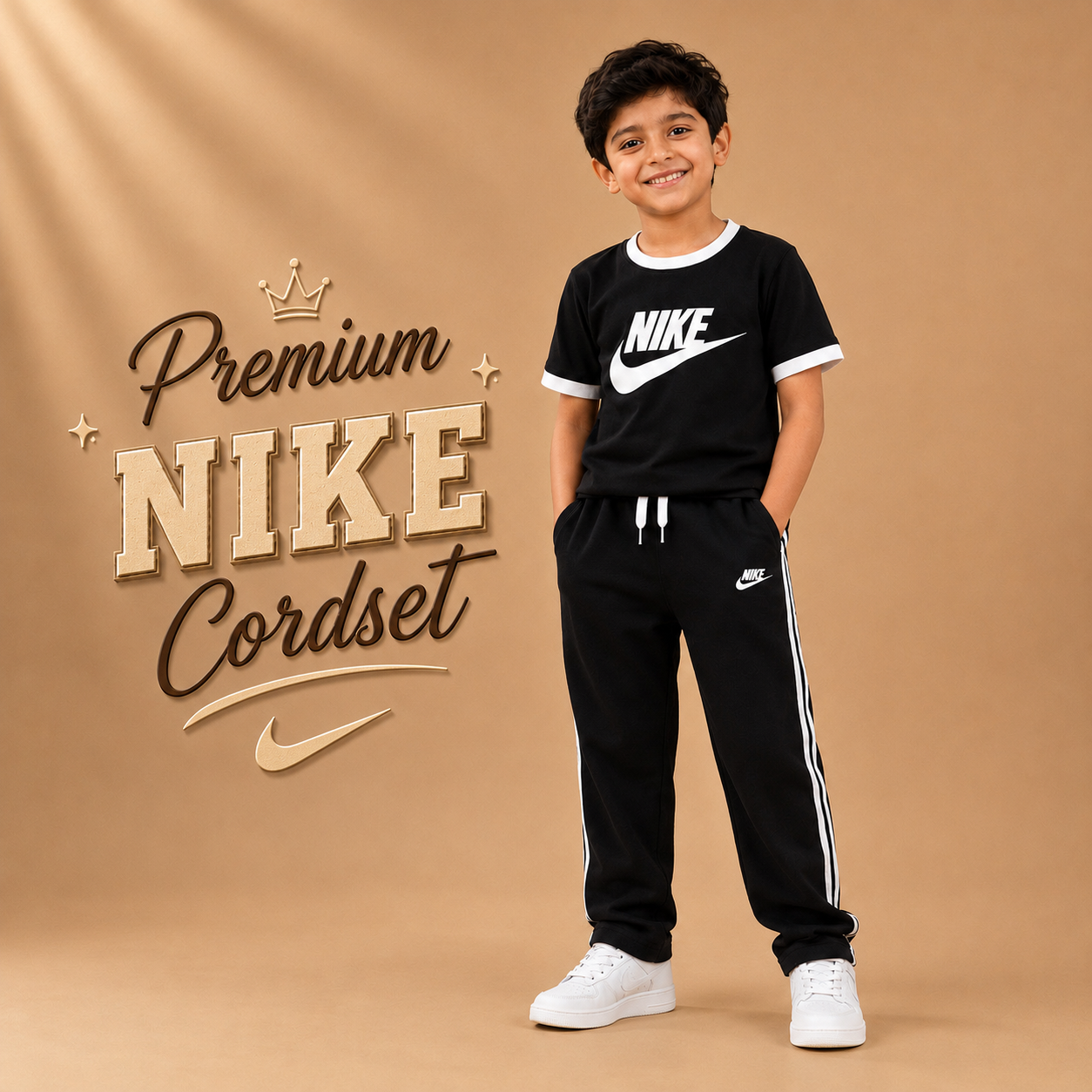 Pure Black Nike Co-ord set