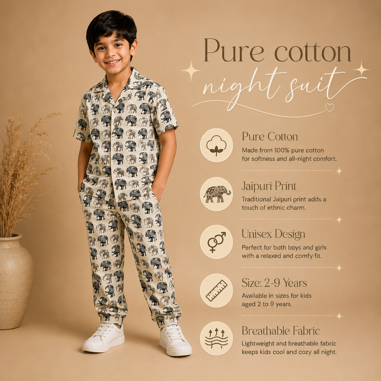 Pure Cotton Jaipuri print Nyt-suit