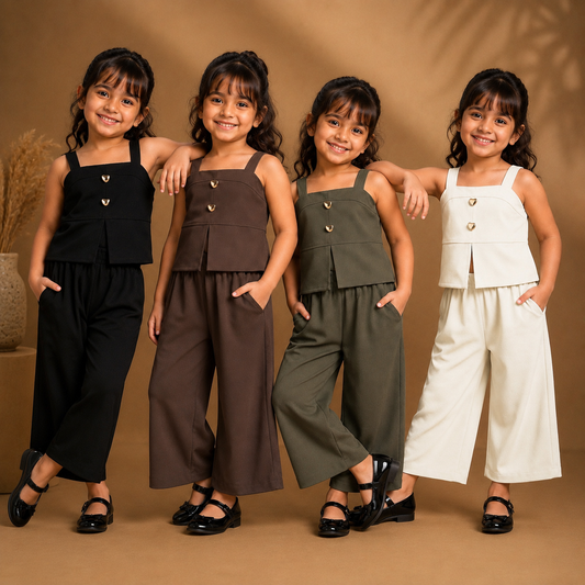 Korean Inspired Sleeveless Co-Ord sets
