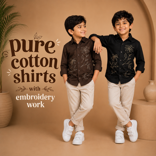 Cotton Embroidery Shirts