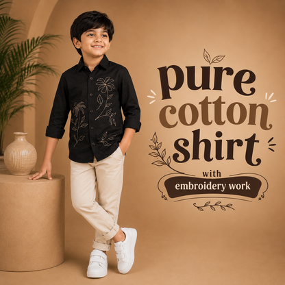 Cotton Embroidery Shirts