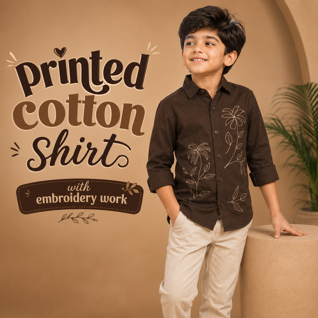 Cotton Embroidery Shirts