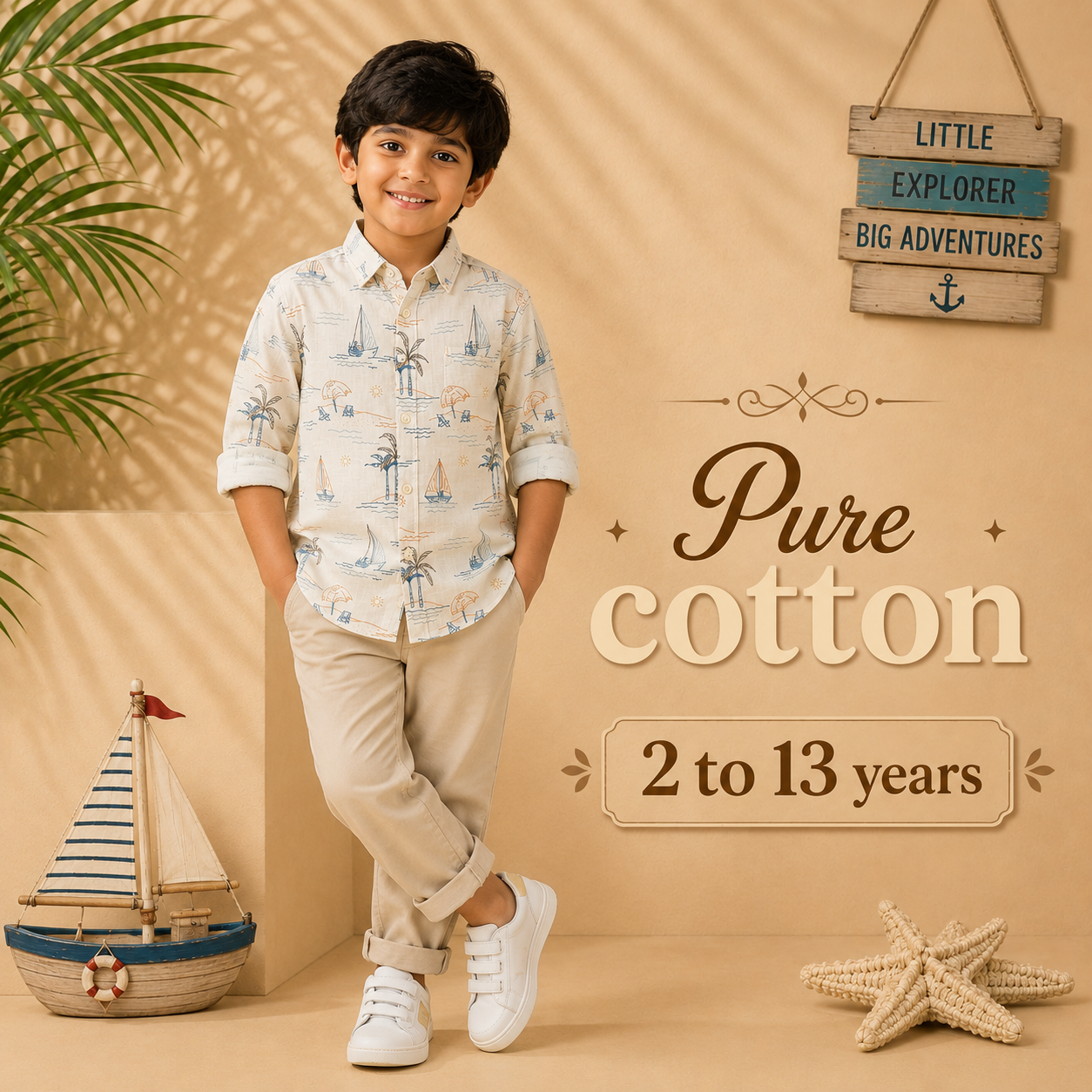 Cotton beach Printed Shirts