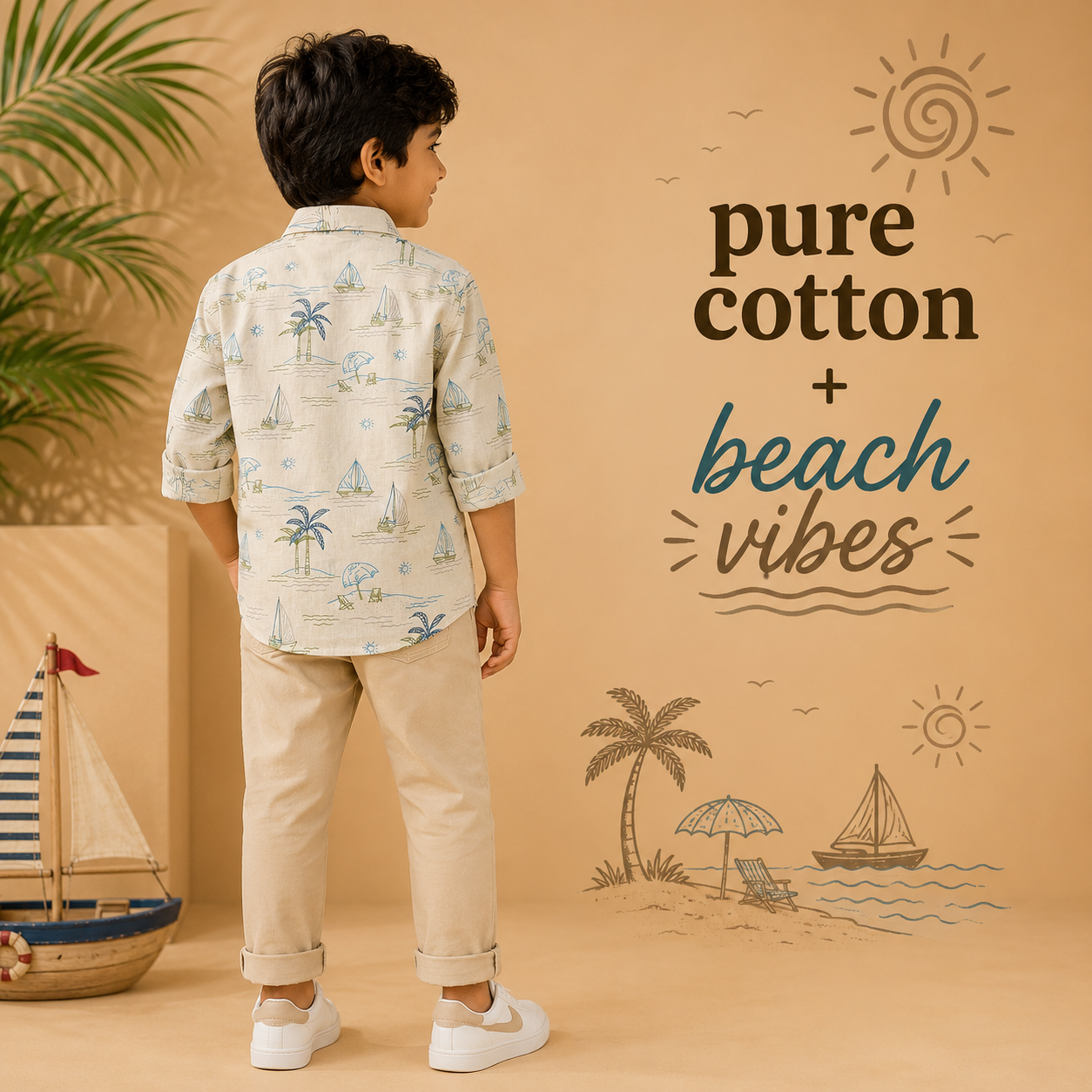 Cotton beach Printed Shirts