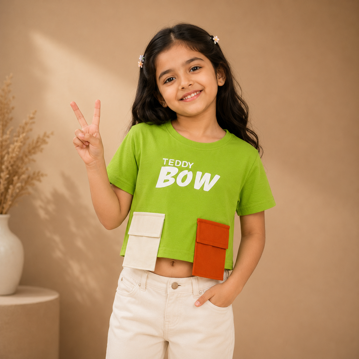 Trendy Crop Multicolour T-shirts