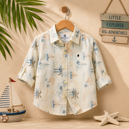 Cotton beach Printed Shirts