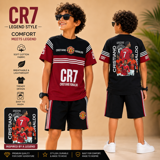 CR7 Cristiano Ronaldo Back Print Co-ord Set