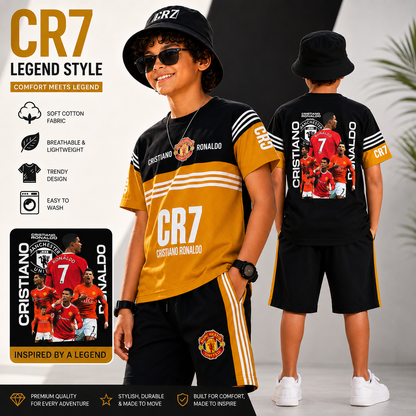 CR7 Cristiano Ronaldo Back Print Co-ord Set