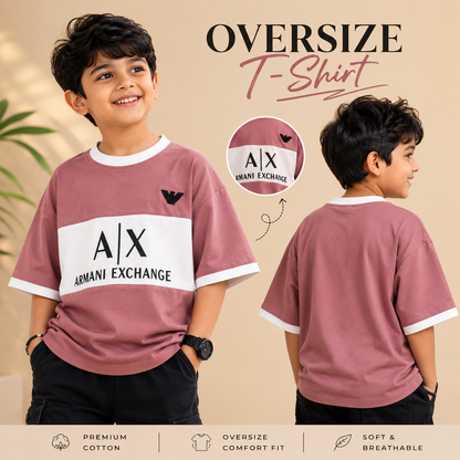 Premium Oversized AX Print T-Shirt