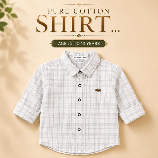 Pure Cotton Chex Shirts