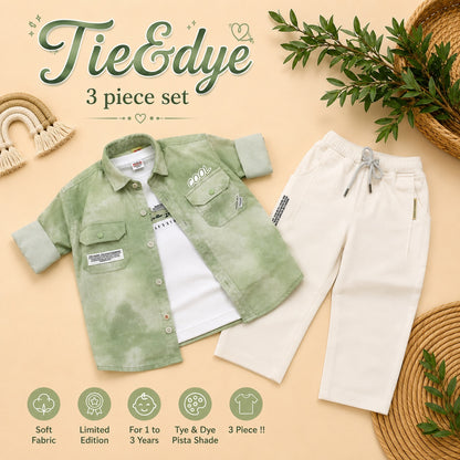 tie-dye 3-Piece Set - pista