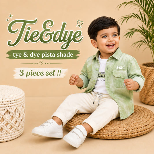 tie-dye 3-Piece Set - pista