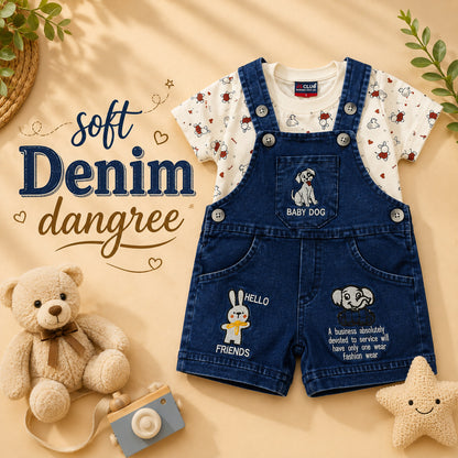 Soft Denim Baby Dangree Set