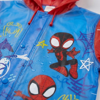 Kids Spider-Man Hooded Raincoat
