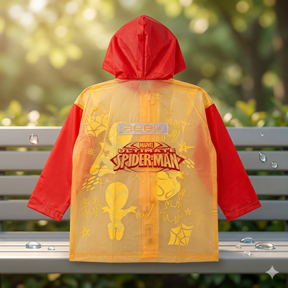 Kids Spider-Man Hooded Raincoat
