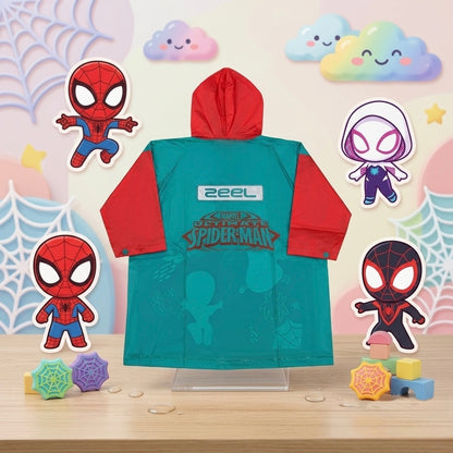 Kids Spider-Man Hooded Raincoat
