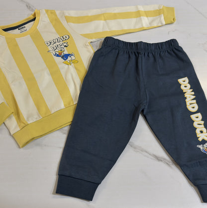 Donald Yellow Strips Full Sleeve set