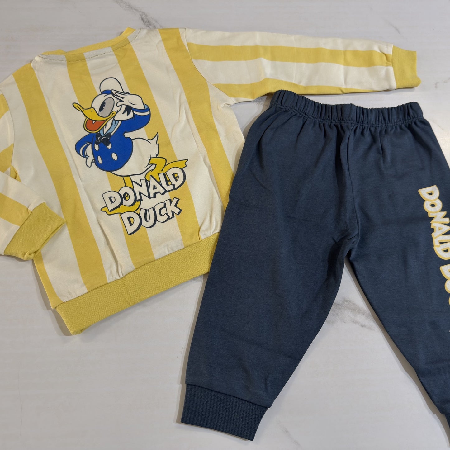 Donald Yellow Strips Full Sleeve set