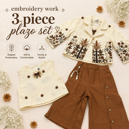 Embroidery Work 3Piece set