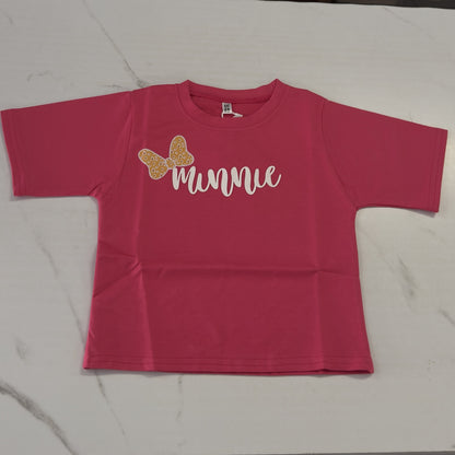 Rani Pink Minnie Crop Tshirt