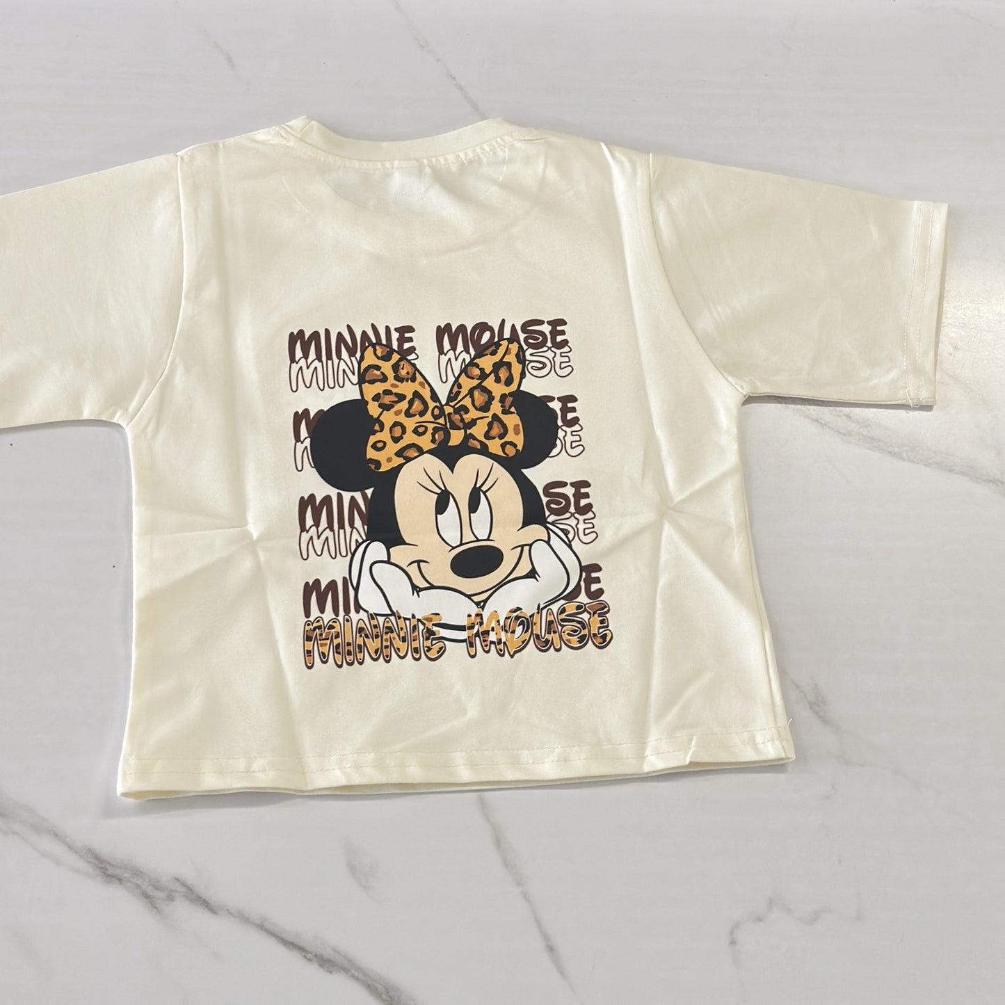 Off White Minnie Crop Tshirt