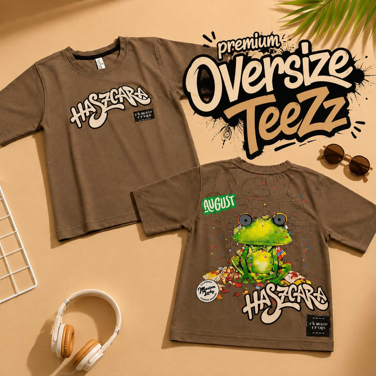 Oversize Premium Brown TeeZz