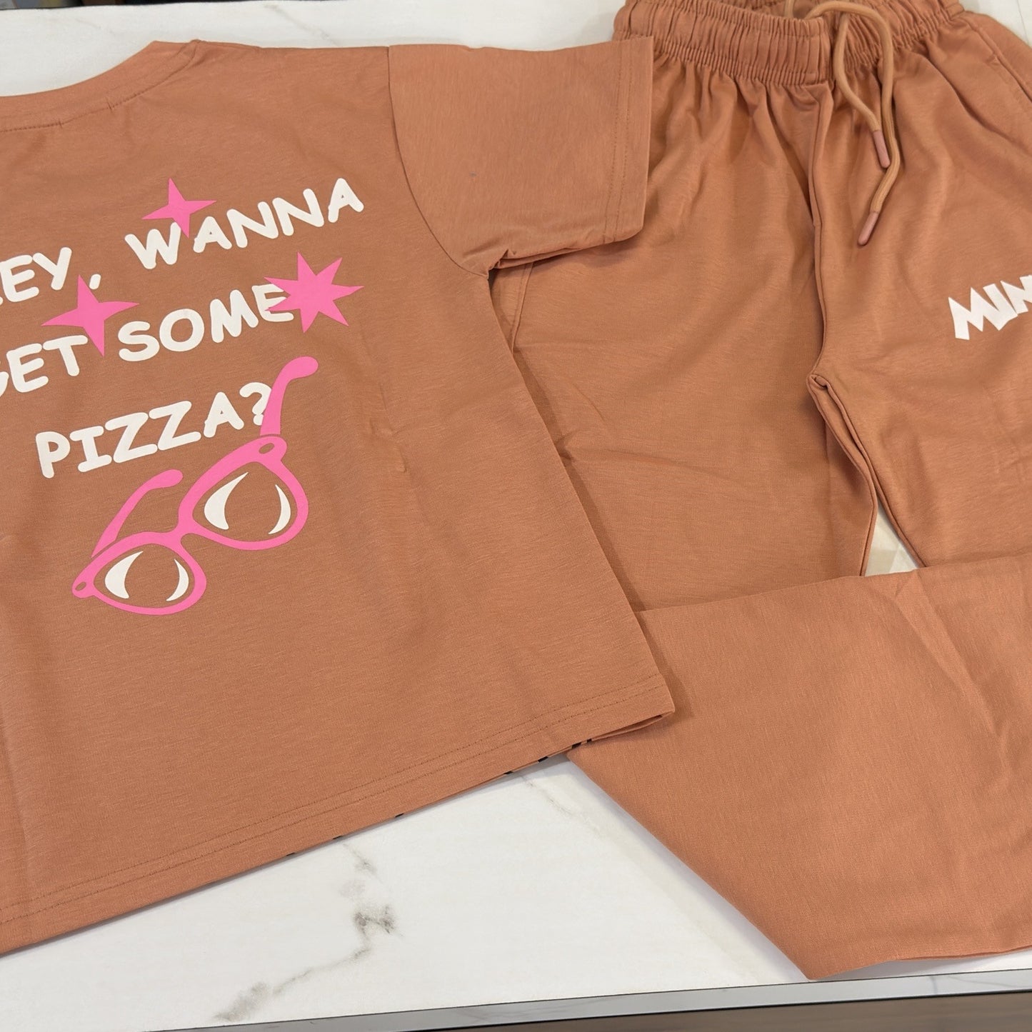 Almond shade Disney 2-Piece Cordset | Premium Cotton Co-Ord Set
