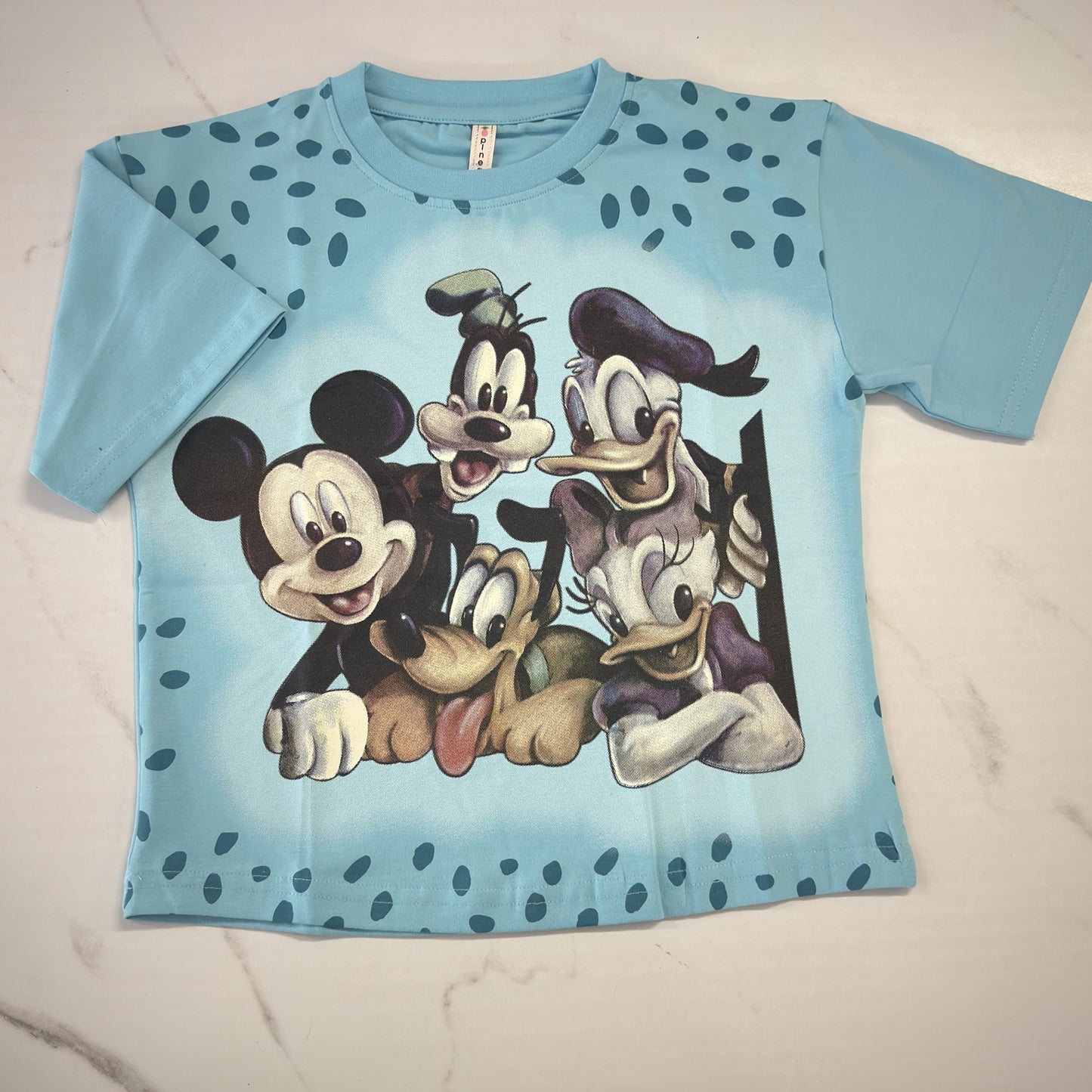 Oversize Sky Disney Printed Tshirt