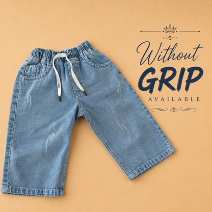 Denim Capri Faded sky blue ( unisex )