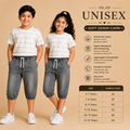 Denim Capri Faded Grey ( unisex )