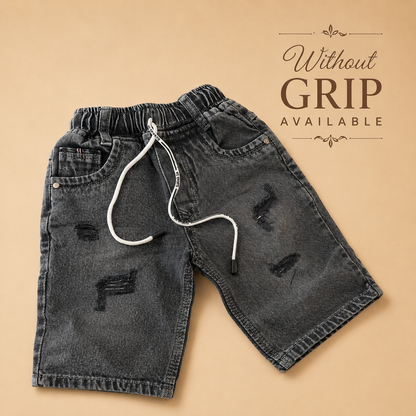 Denim Mini Capri Faded Grey ( unisex )