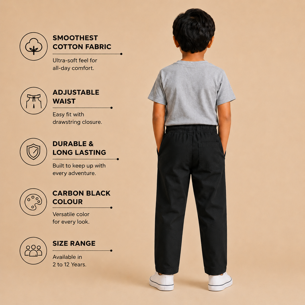 Premium Pure Black Bottom