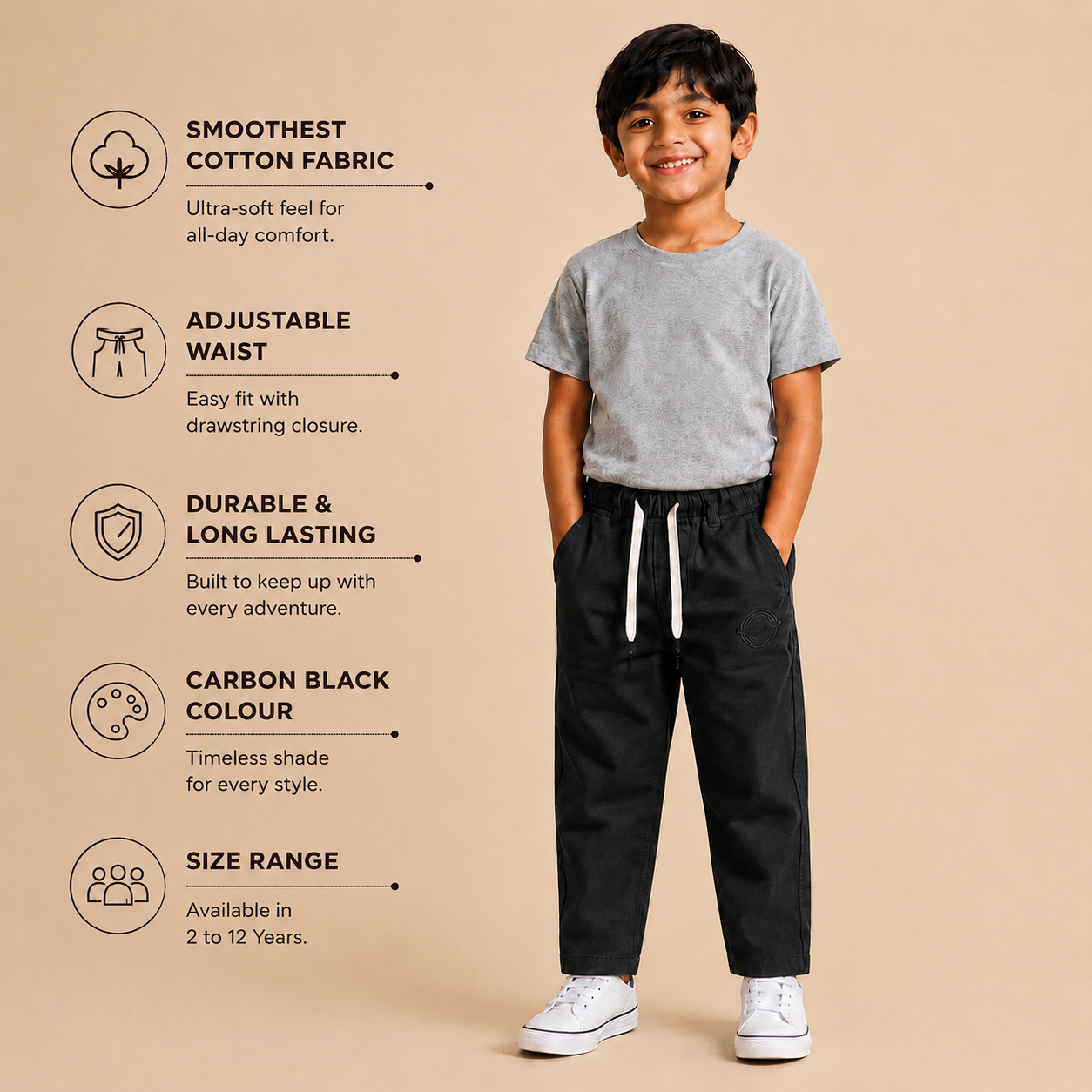 Premium Pure Black Bottom