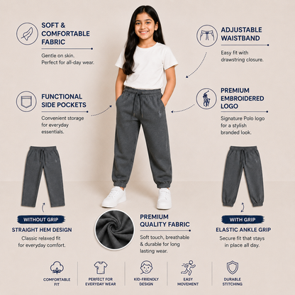 Grey Soft Joggers bottom